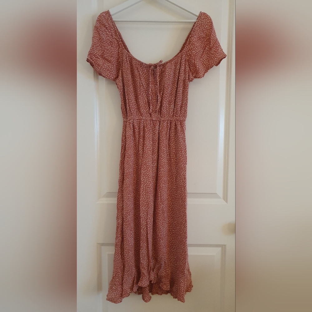 Abercrombie&Fitch blush midi dress (XSP)